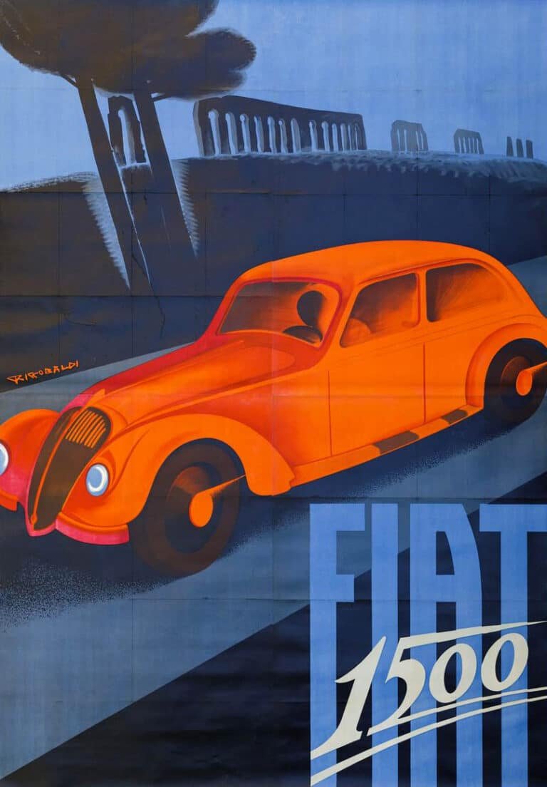 Riccobaldi, Manifesti per la FIAT 1500