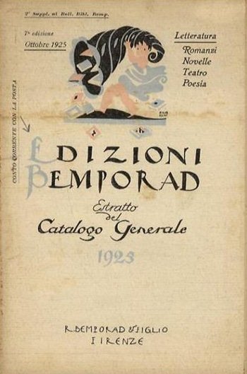 Catalogo editoriale Bemporad, 1923
