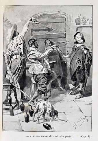 Salgari, Gli ultimi filibustieri (Bemporad, 1908), illustrazione di Alberto della Valle