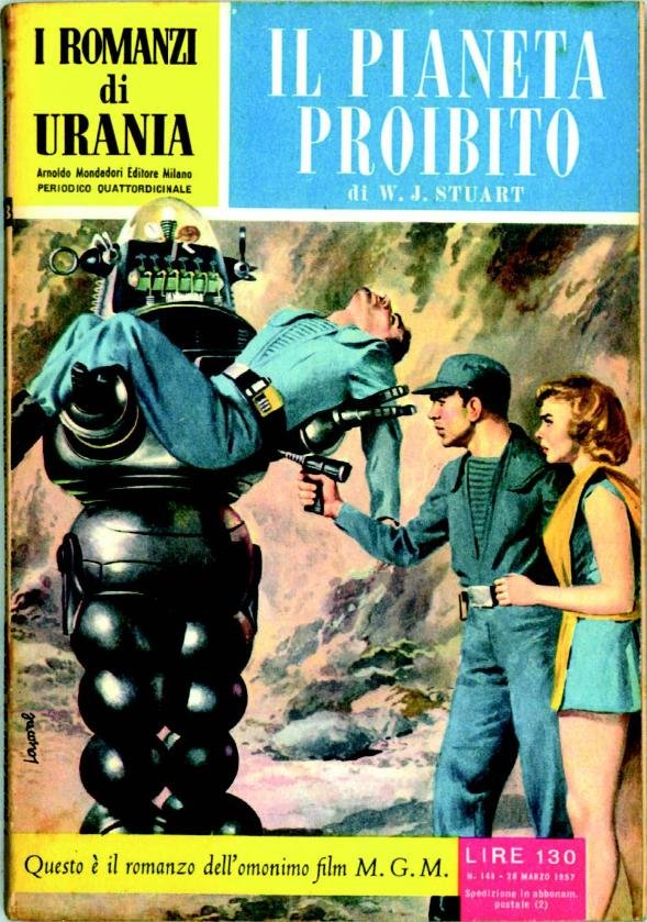 Il pianeta proibito di W. J. Stuart, “I Romanzi di Urania”, Mondadori, n. 141, 1957