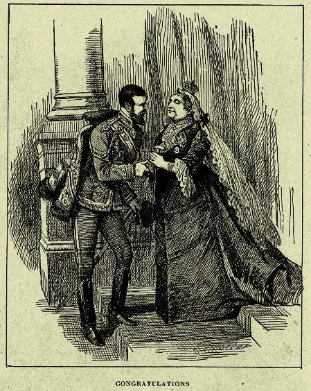 Congratulazioni. Lo Zar e la Regina Vittoria, vero scopo del viaggio dello Zar (“Fun”, Londra, 22 settembre