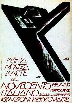 Mario Sironi, Diploma per la V Triennale di Milano svolta nel 1933 per la prima volta al Palazzo dell’Arte progettato dall’arch. Giovanni Muzio