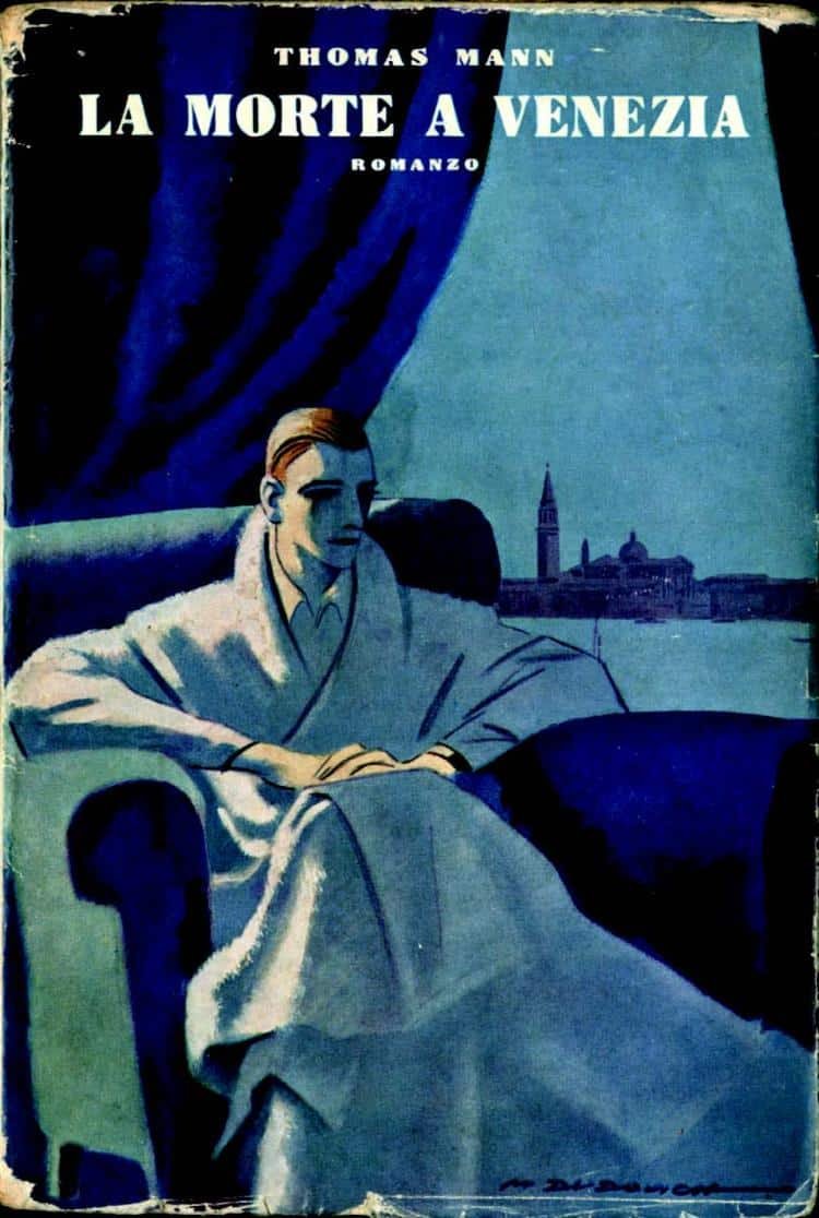 Una rara sovraccoperta di Dudovich per la prima traduzione di Morte a Venezia, Milano, Edizioni del “Quadrante”, 1930