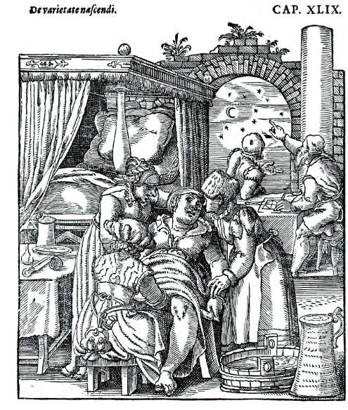 Plinio, Naturalis Historia, 1582; Anonimo. Nascita ed astrologia