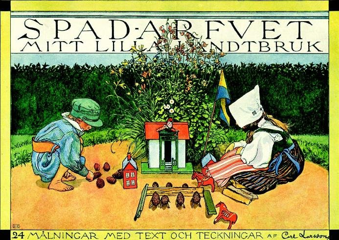 Carl Larsson, Frontespizio per Spadarfvet 1906