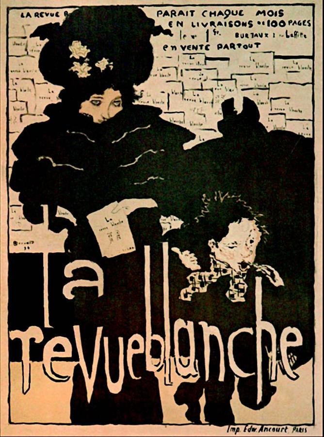 Pierre Bonnard, Affiche pubblicitaria per la Revue Blanche
