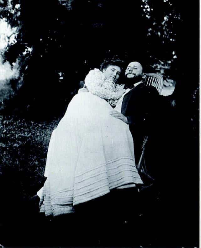 Misia e Thadée Natanson fotografati da Édouard Vuillard, 1894 ca