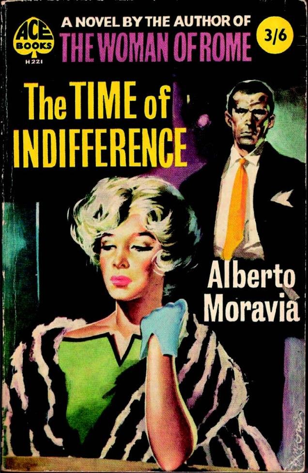 Alberto Moravia, Gli Indifferenti, Un’edizione americana del 1958.