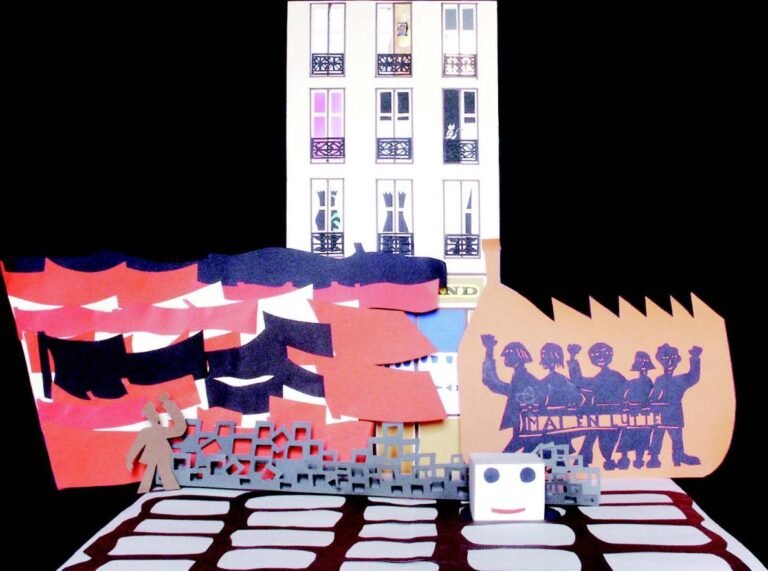 Albert Bagno Burattinaio Fondale per Petit Pavé 2003