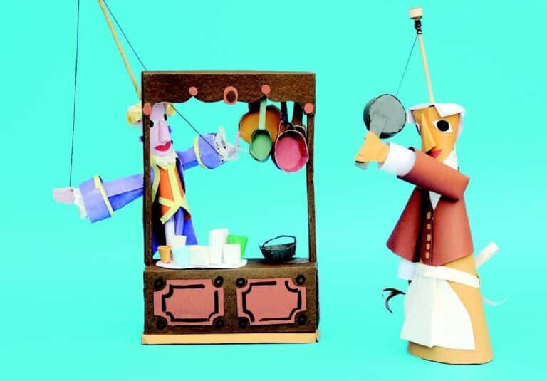 Albert Bagno Burattinaio Il Concerto per bicchieri e padelle nella cucina di casa Mozart da Ama 2007