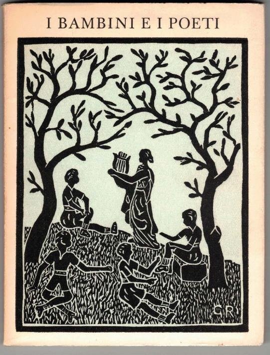 Copertina del volumetto I bambini e i poeti, Strenna del Pesce d’Oro per il 1957