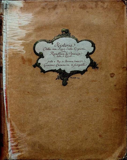Fuga di Casanova: La splendida legatura in pergamena dell’edizione curata da Salvatore Di Giacomo, 1911