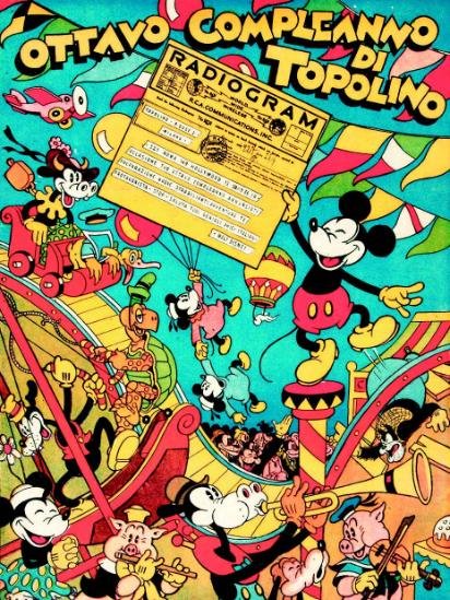 Ottavo compleanno di Topolino, inserto allegato a “Topolino Giornale”, 1936