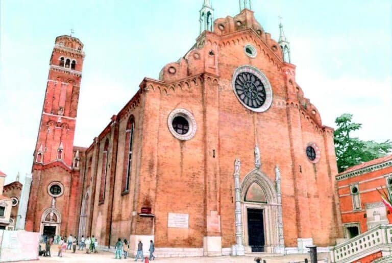 Jiro Tanaguchi, La chiesa dei Frari, Venezia, 2017