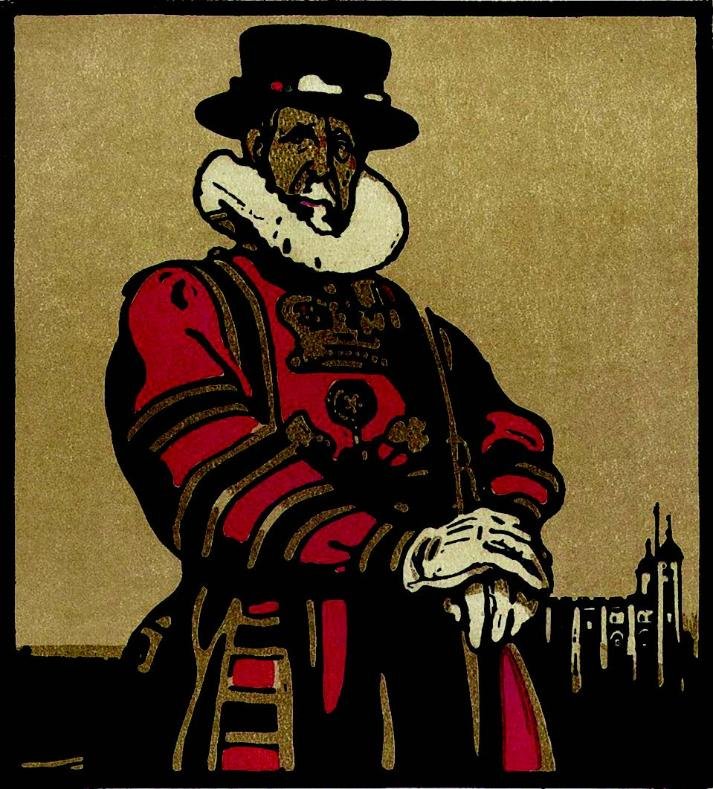 William Nicholson, Un Beefeater molto diverso da quello disegnato per l’“Harper’s Magazine”