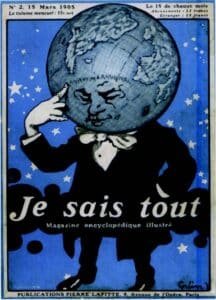 Jules Grün. Copertina della rivista “Je sais tout”, Paris, Pierre Lafitte, 15 marzo 1905