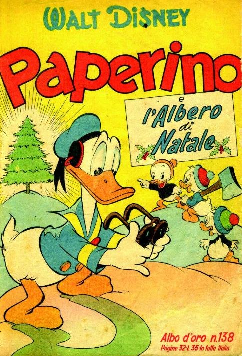 Carl Barks, Copertina dell’ “Albo d’oro” n. 138