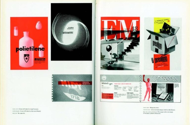 Penrose Annual 1953, illustrazioni dell’articolo Contemporary Graphic Art in Italy di Giulia Veronesi