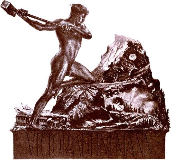 Alois Kolb (1875-1942), cliché per ex libris