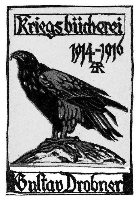 Ekkehard Reuter, Ex libris in linoleografia, 1916