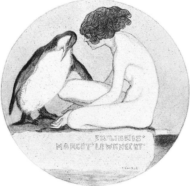 Franz von Bayros, Ex libris in eliografia, 1916