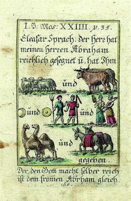 Rebus: Rebusbildchen. Tavola LX. Geistliche Herzens- Einbildungen in zweihunde… di Melchior Mattsperger..