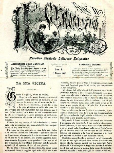 Enigmistica: Il Geroglifico”, Napoli, 1881-1882, mensile, Tipi di Salvatore Marchese