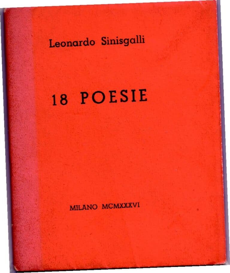 Leonardo Sinisgalli, 18 Poesie, Edizioni Introvabili