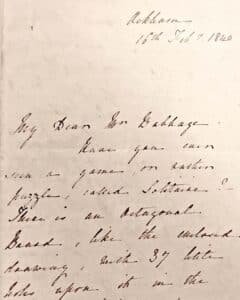 Ada Lovelace, Autografi