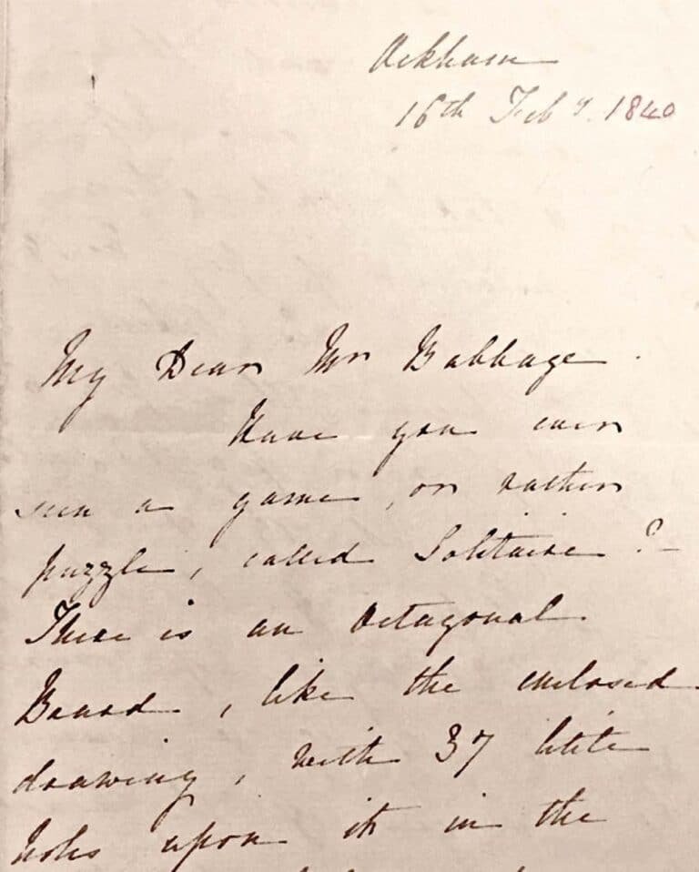 Ada Lovelace, Autografi