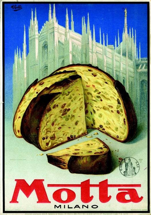 Motta, locandina pubblicitaria di A. Gobbi, 7?98