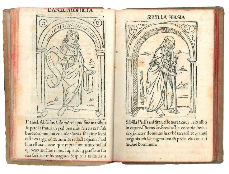 Filippo Barbieri, Opuscula, 1481: Il Profeta Daniele e la Sibylla Persia