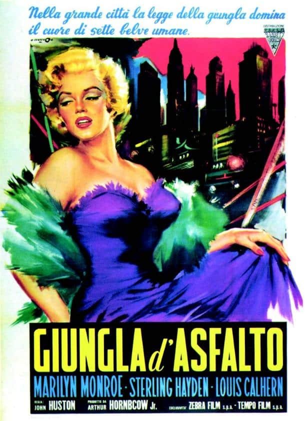 Angelo Cesselon, Manifesto di una riedizione di Giungla d’asfalto (1950), di John Huston