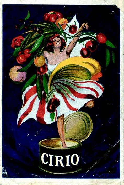 Leonetto Cappiello, copertina di un catalogo Cirio, 1921