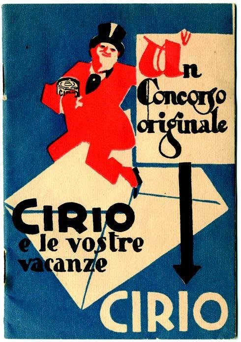 Cirio, Opuscolo per concorso a premi, Acme-Dalmonte Milano 1927