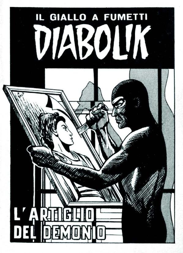 Copertina e frontespizio di L’artiglio del demonio, 1965