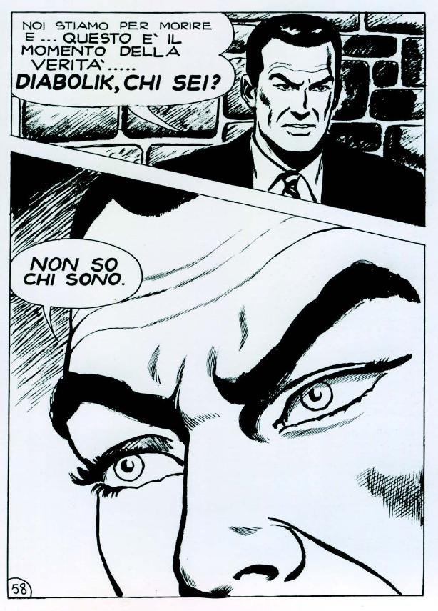 Tavola interna di Diabolik, chi sei?, 1968