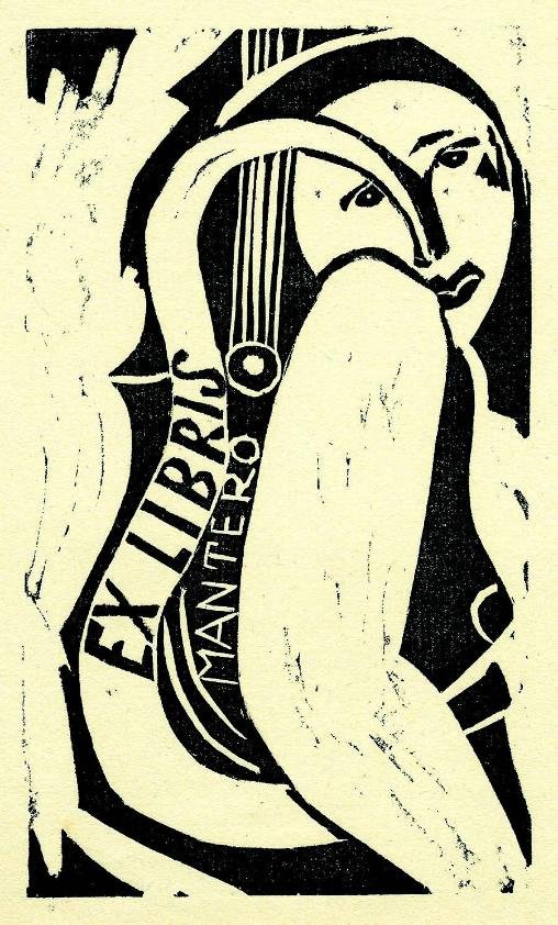 Erna Friedlander, Ex Libris per Gianni Mantero