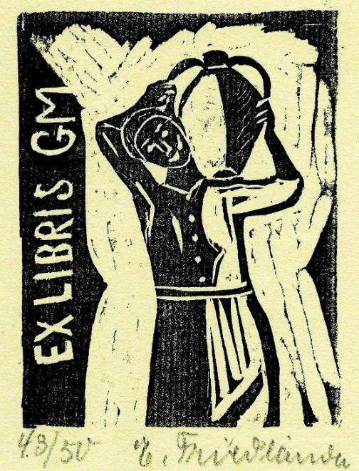 Erna Friedlander, Ex Libris per Gianni Mantero