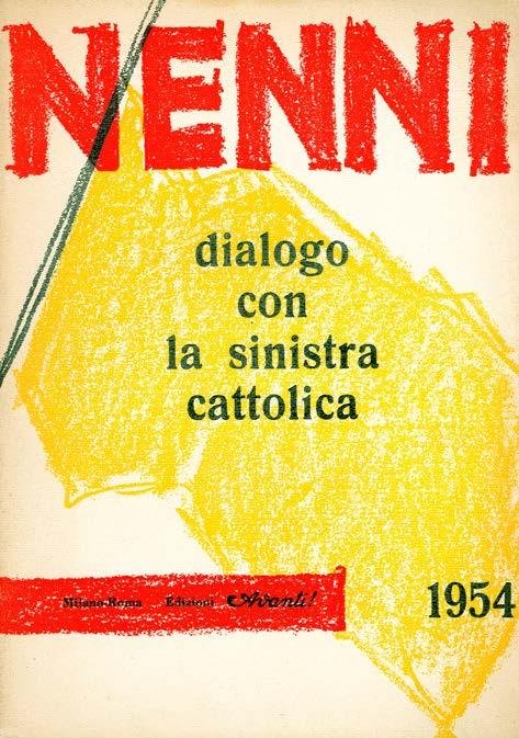 Albe Steiner, copertina di Dialogo con la sinistra cattolica, 1954