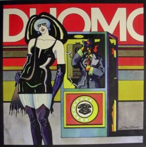 John Alcorn, Prima proposta per La vita, l’amore a Milano di Carlo Castellaneta, acquerello originale poi non utilizzato