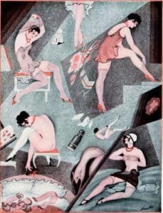 Mario Laboccetta, Papiers peints pour garçonnières, in “Paris Plaisirs”, 1929