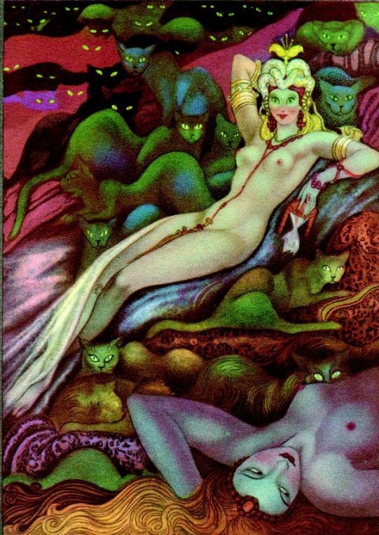 MArio Laboccetta, Ils cherchent le silente et l’horreur des ténèbres, in Fleur du mal, 1933